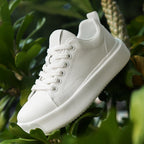 Damen Sportliche Sneakers mit robustem Leder-Design R&B