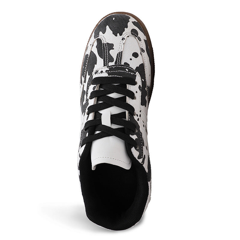 Damen Sportliche Sneakers im trendigen Mustermix