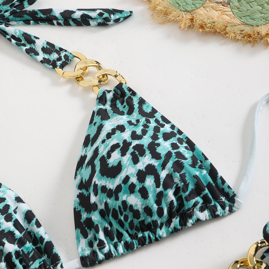 Damen Bikiniset mit eleganten Kettenakzenten R&B