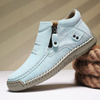Herren Bequeme und modische Stiefeletten mit Reißverschluss R&B