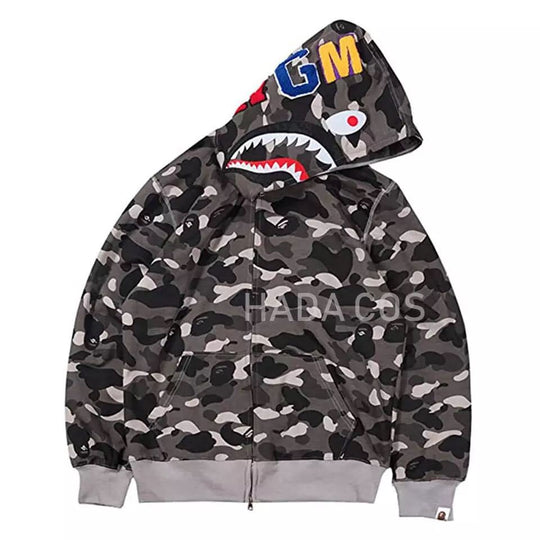 Damen Kapuzenjacke mit modernem Camouflage-Design und hochwertiger Baumwollmischung R&B