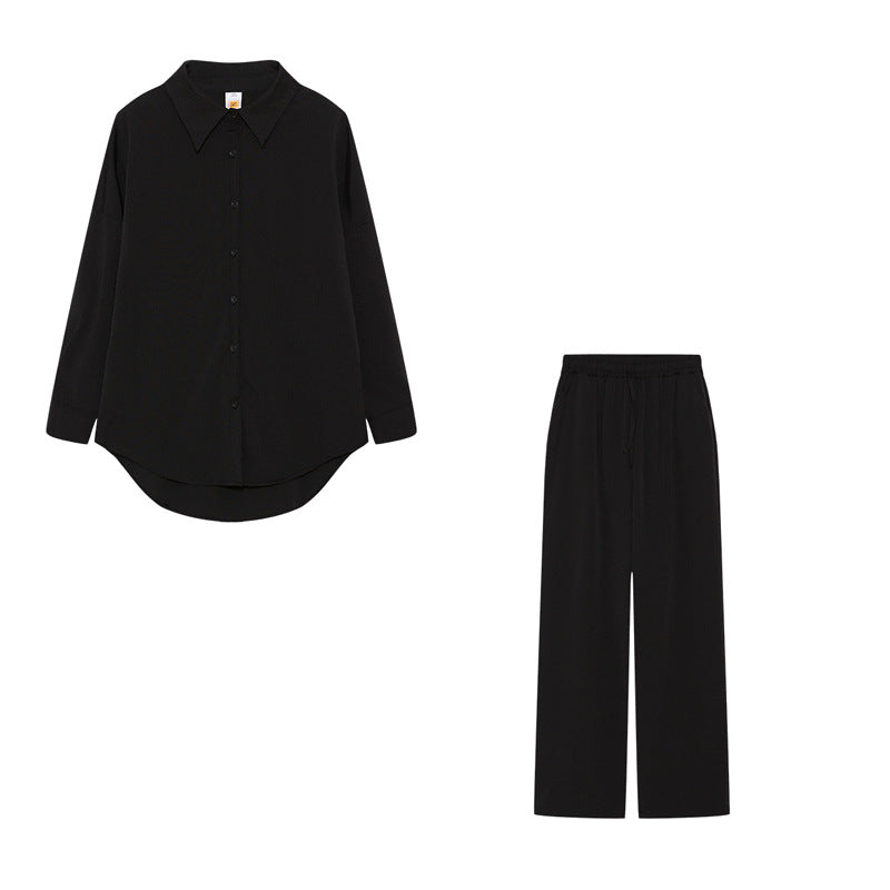 Damen Elegantes Freizeitanzug-Set mit lockerem Schnitt und feinem Stoff R&B