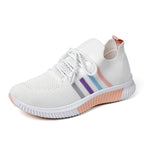 Damen Sportliche Sneaker mit atmungsaktiver Mesh-Oberfläche und dämpfender Laufsohle R&B