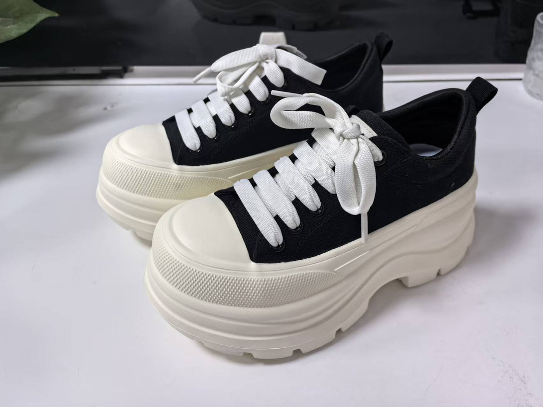 Damen Plattform Sneakers mit Urbanem Design und Bequemer Dämpfung R&B