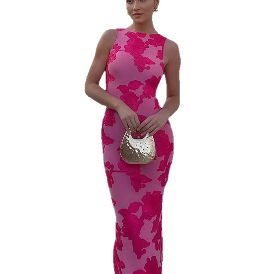 Damen Bodycon-Kleid mit floralem Muster und elegantem Schnitt R&B