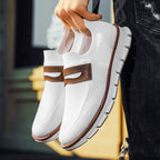 Damen Slip-On Freizeitschuhe mit elastischer Oberkonstruktion und rutschfester Sohle R&B