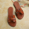 Damen Bequeme Flip-Flop-Pantoletten mit dekorativem Schleifen-Design
