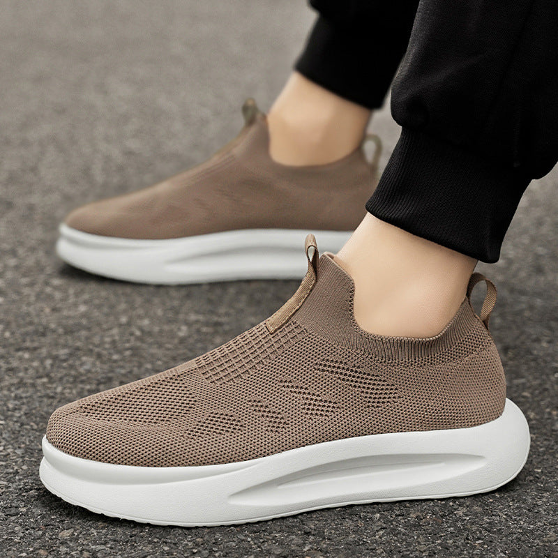 Damen atmungsaktive Slip-On Sneakers mit elastischem Obermaterial R&B