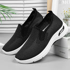 Damen Bequeme Slip-On Sneakers mit atmungsaktivem Obermaterial R&B