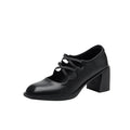 Damen Elegante Mary Jane Pumps mit modischen Riemchen R&B