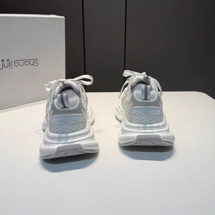 Damen Sportliche Performance-Sneaker mit atmungsaktiver Mesh-Oberfläche und dämpfender Sohle R&B
