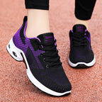 Damen Sportliche Lauf- und Freizeitschuhe mit atmungsaktiver Netzstruktur R&B