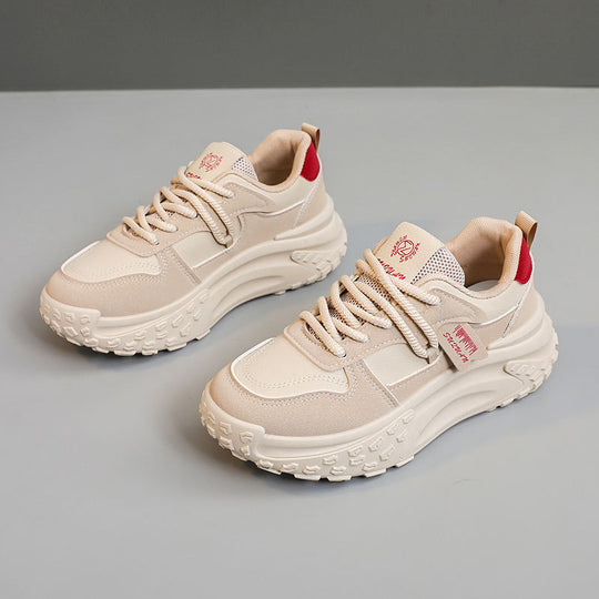 Damen Sportliche Retro-Laufschuhe mit dämpfender Sohle und atmungsaktiver Oberfläche R&B