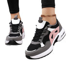 Damen Sportliche Luftpolster-Sneaker mit atmungsaktivem Mesh-Obermaterial
