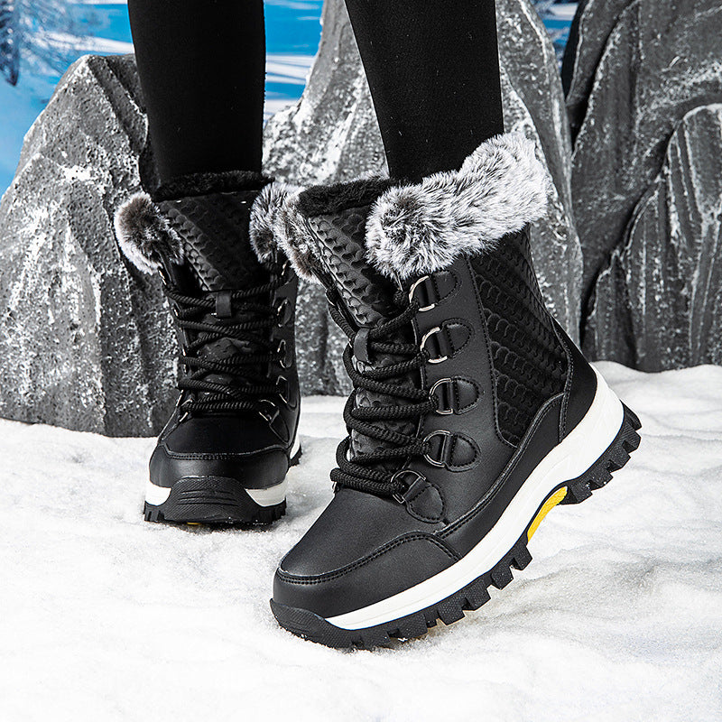 Damen Winter-Wanderboots mit isolierendem Futter und rutschfester Sohle R&B