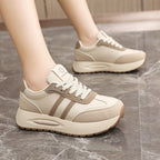 Damen Sportliche Chunky Sneakers mit gepolsterter Dämpfung und atmungsaktiver Konstruktion R&B