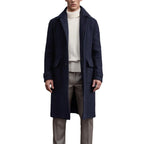 Herren eleganter Wool Peacoat R&B
