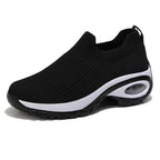 Damen Sneakers mit atmungsaktivem Strickdesign und stoßdämpfender Sohle R&B