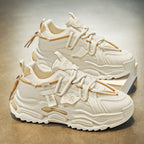 Damen sportliche Chunky Sneakers mit trendigem Design und optimaler Dämpfung R&B