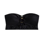 Damen Bandeau-Top mit dekorativem Ring R&B