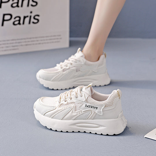 Damen Lauf-Sneakers mit gepolsterter Sohle und atmungsaktiver Mesh-Oberfläche R&B