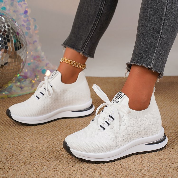 Damen atmungsaktive Sport-Sneaker mit flexiblem Obermaterial R&B