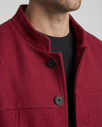 Herren Kurzjacke Stehkragen Retro Design Chinesischer Stil Herbst Trend