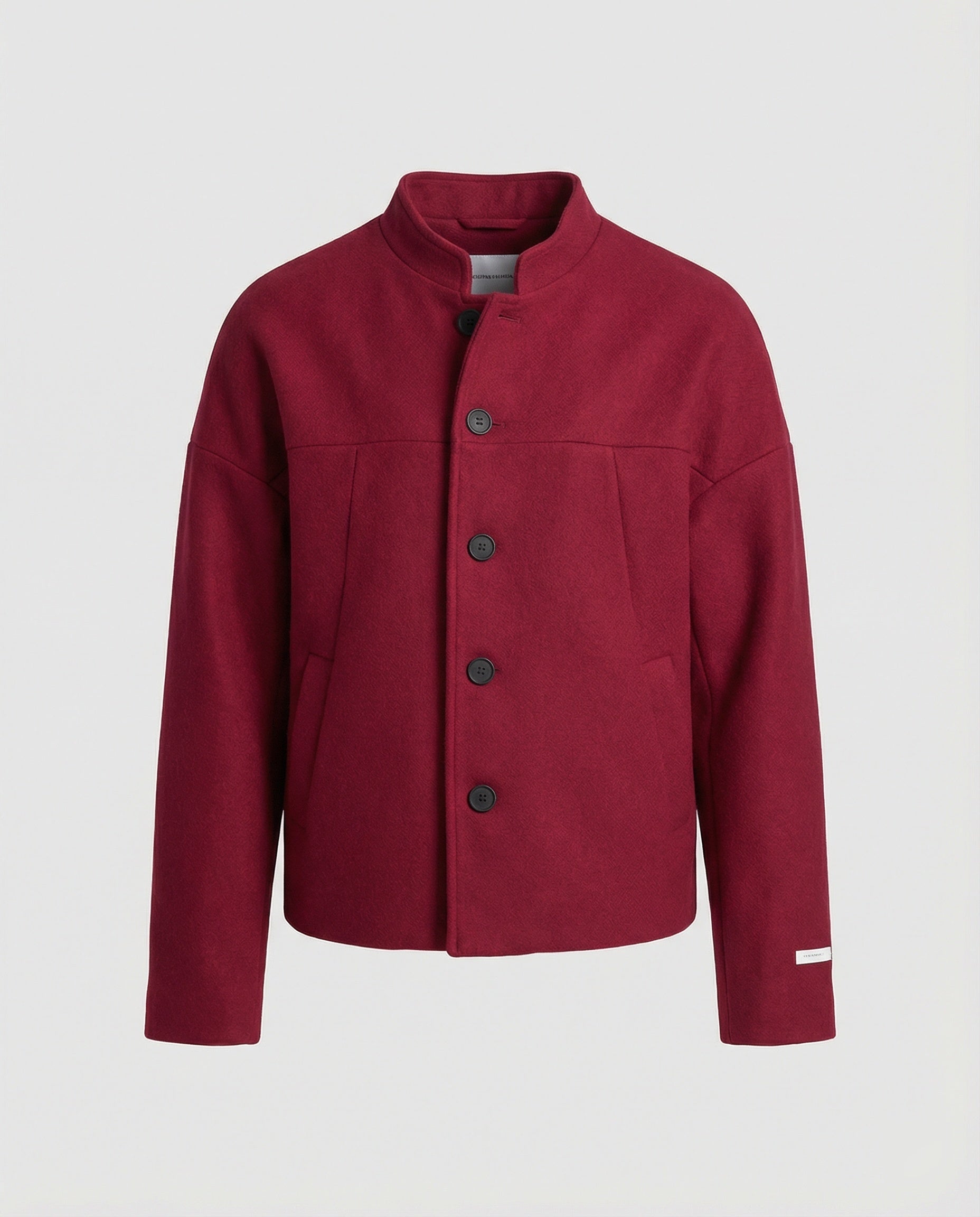 Herren Kurzjacke Stehkragen Retro Design Chinesischer Stil Herbst Trend