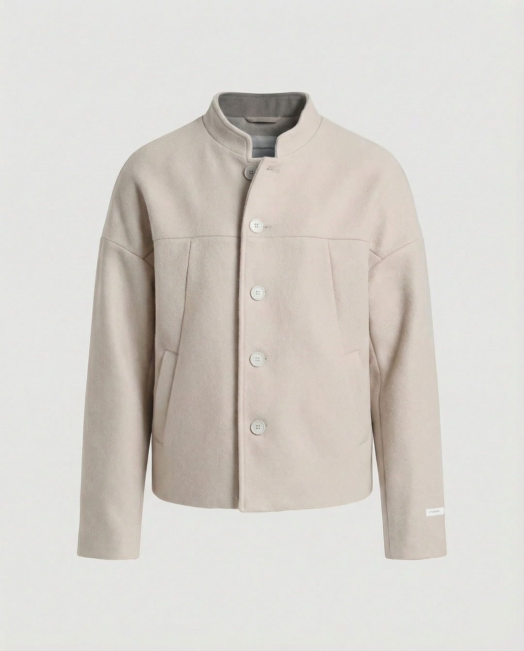 Herren Kurzjacke Stehkragen Retro Design Chinesischer Stil Herbst Trend