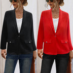Damen Elegant geschnittene Blazerjacke mit praktischen Taschen R&B