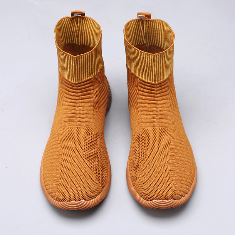 Damen High-Performance Stricksocken Sneakers R&B