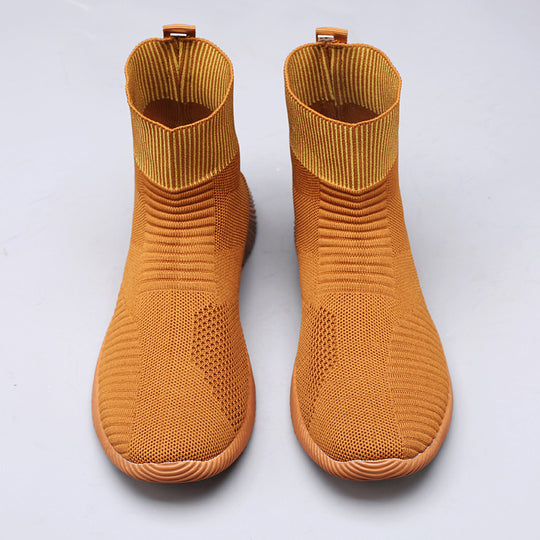 Damen High-Performance Stricksocken Sneakers R&B
