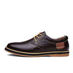 Herren Elegante Schnürschuhe aus hochwertigem Leder mit rutschfester Sohle