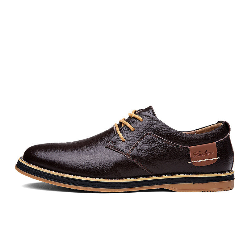 Herren Elegante Schnürschuhe aus hochwertigem Leder mit rutschfester Sohle