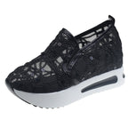 Damen Slip-On Sneakers mit funkelndem Mesh-Obermaterial und rutschfester Sohle R&B