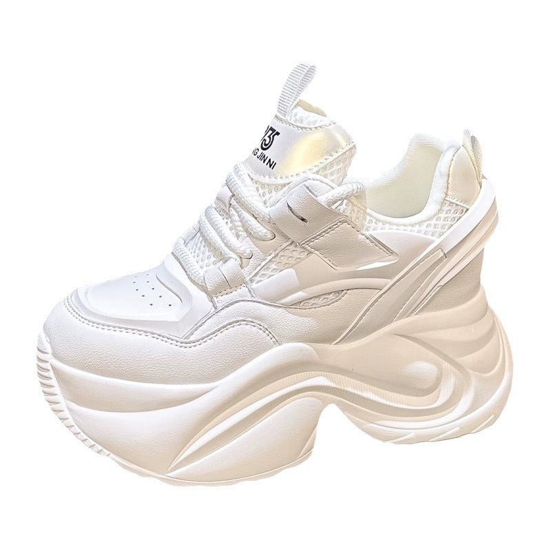 Damen Plateau-Sneaker mit extrem dämpfender Sohle und atmungsaktiver Oberfläche R&B