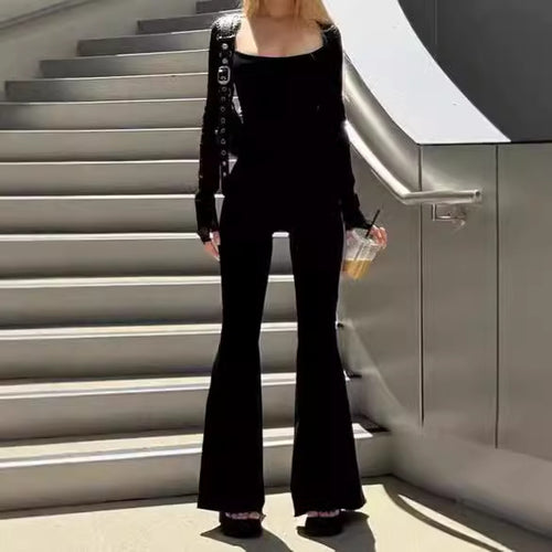Damen Langärmeliger Jumpsuit R&B