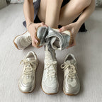 Damen Sportliche Fitness Sneakers mit atmungsaktiver Mesh-Oberfläche und rutschfester Sohle R&B