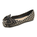 Damen Ballerinas mit eleganter Schleifenapplikation und funkelndem Strass