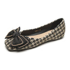 Damen Ballerinas mit eleganter Schleifenapplikation und funkelndem Strass