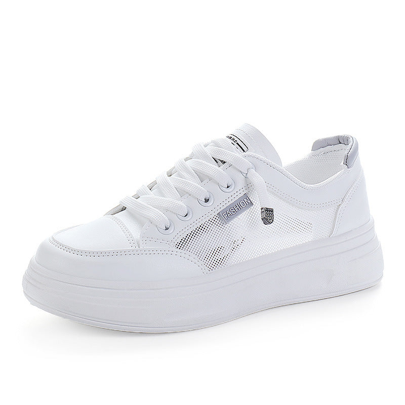 Damen modische Freizeitsneaker mit atmungsaktiver Mesh-Oberfläche und stoßdämpfendem Sohlenprofil R&B