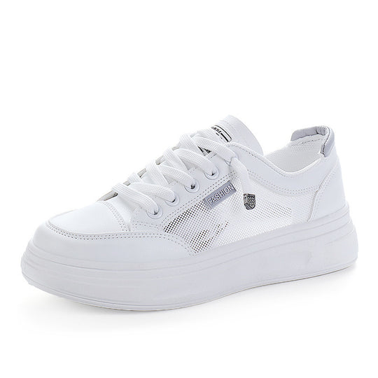 Damen modische Freizeitsneaker mit atmungsaktiver Mesh-Oberfläche und stoßdämpfendem Sohlenprofil R&B