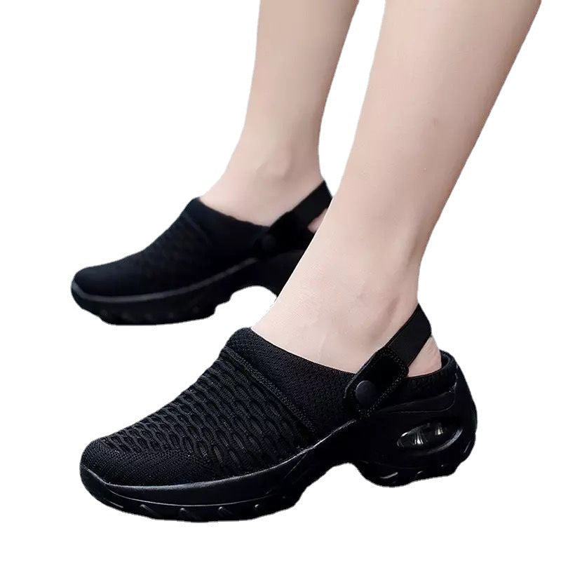 Damen Komfortable Freizeitsandalen mit atmungsaktiver Netzstruktur R&B