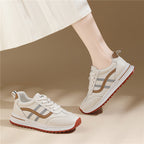 Damen Sportliche Sneakers mit rutschfester Laufsohle und gepolstertem Futter R&B