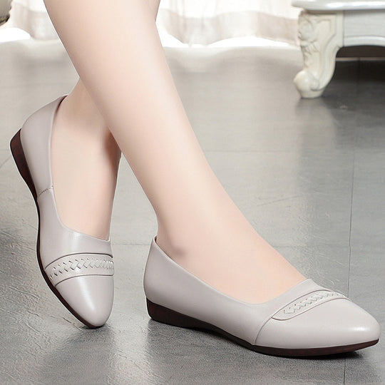 Damen Elegante Ballerinas mit modischem Flecht-Detail und flexiblem Fußbett R&B