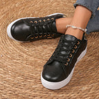 Damen Modische Sneakers mit trendiger Stepp-Optik und mittelhohem Kragen R&B