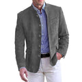 Herren elegante Wildlederjacke mit modernen Akzenten R&B