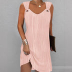 Damen Minikleid mit Wellenmuster R&B