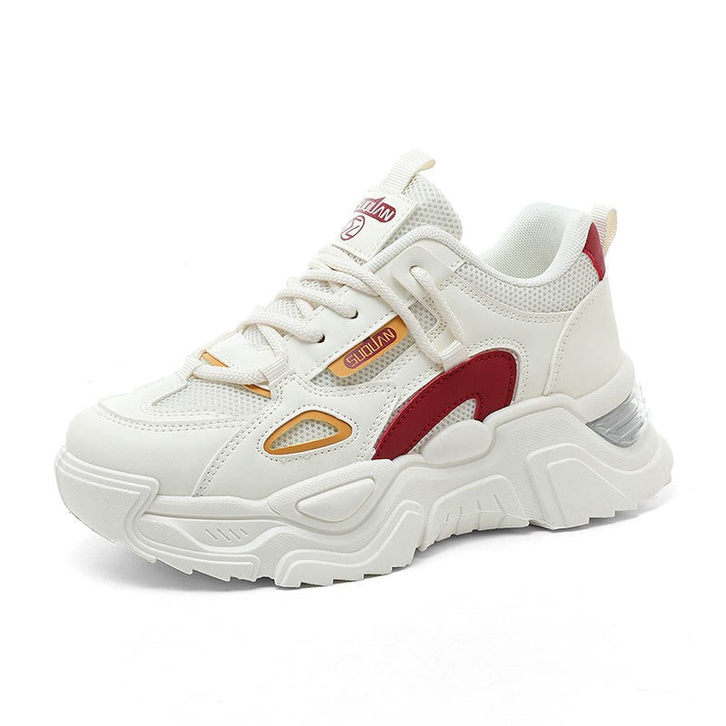 Damen Sportliche Chunky Sneaker mit atmungsaktiver Mesh-Oberfläche und dämpfendem Profil R&B