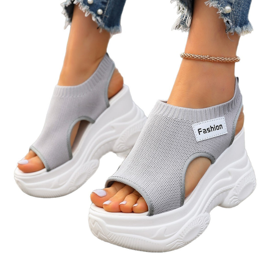 Damen Sneaker-Sandalen mit atmungsaktivem Obermaterial und rutschfester Sohle R&B